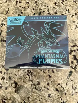 Pokemon Mega Evolution Phantasmal Flames Elite Trainer Box ETB Sealed - Image 1