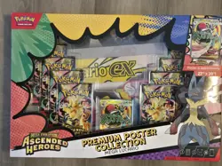 Pokemon Ascended Heroes Premium Poster Collection Lucario New - Image 1