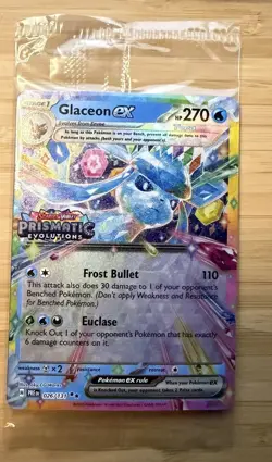 Pokemon Prismatic Evolutions EX Holo Leafeon, Flareon, Glaceon Lot 3 - Image 4