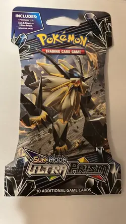 Pokemon 2018 Sun & Moon Ultra Prism Sleeved Blister Booster Pack Factory Sealed - Image 1