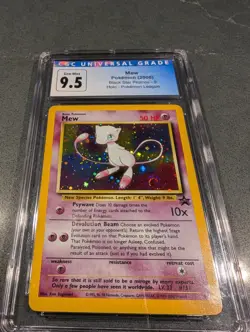 Pokemon Mew # 9 Holo League Black Star Promo 2000 CGC Gem Mint 10 Swirl - Image 1