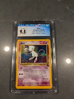Pokemon Mew # 9 Holo League Black Star Promo 2000 CGC Gem Mint 10 Swirl - Image 2