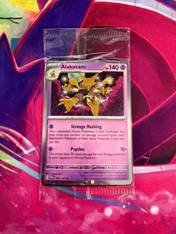 Alakazam 082/167 Twilight Masquerade Black Star Promo Sealed Pokemon TCG - Image 1
