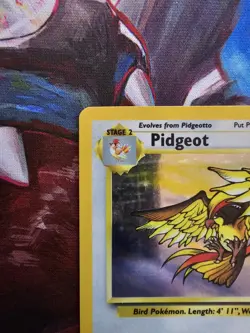 PIDGEOT JUNGLE HOLO RARE 08/64 VINTAGE POKEMON TCG UNLIMITED LP - Image 2