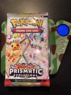 22.3g HEAVY Prismatic Evolutions Booster Pack Pokemon TCG -Sylveon Artwork NEW - Image 1