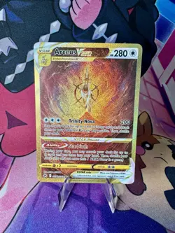 Arceus VSTAR GG70/GG70 Secret Rare Pokemon Crown Zenith: Galarian Gallery - NM - Image 1