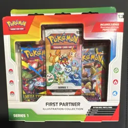 Pokemon TCG First Partner Illustration Collection Series 1 Promo Booster Box - Image 1