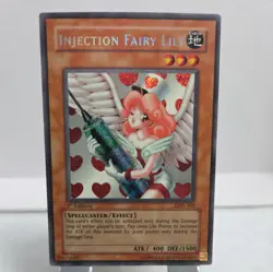 Yugioh Injection Fairy Lily LOD-100 Rare 1st Edition 🔥 Pack Fresh Never Played - Image 1