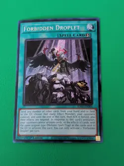 Yugioh TCG Forbidden Droplet Secret Rare RA01-EN064 NM - Image 1