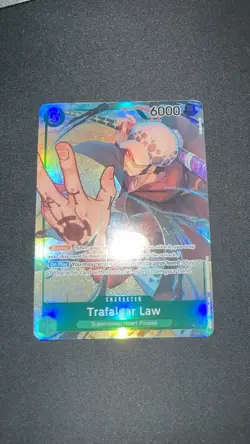 Trafalgar Law 047 Parallel Alt Art ALPHA PRE ERRATA OP01-047 One Piece Card - Image 1