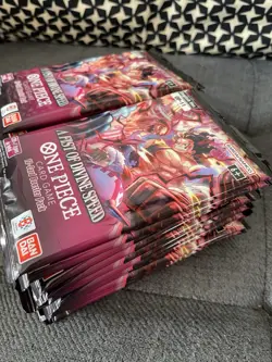 One Piece A Fist Of Devine Speed OP-11 LOT OF 24 Sealed Booster Packs English - Image 3