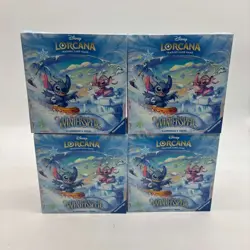 Disney Lorcana: Winterspell Illumineer's Trove 4-Box Sealed w/ Open Case - Image 1