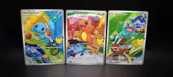 Bulbasaur, Charmander, Squirtle MEP 037 038 039 NM First Partner Promo cards - Image 1