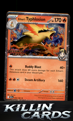 Ethan's Typhlosion (Prerelease) 034/182 Pokemon Rare Miscellaneous Cards & Produ - Image 1