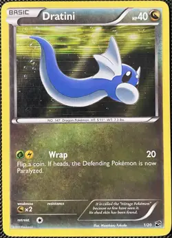 Dratini 1/20 Dragon Vault Holo - Pokemon Card - Image 1