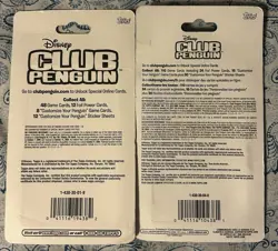 Lot of 2 Sealed Topps Disney Club Penguin Card Jitsu Booster Blister Packs - Image 2
