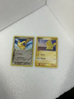 Pikachu #72 Sandstorm 2006/ Pikachu #79 Holon Phantoms 2004. Lot 2 Cards English - Image 5