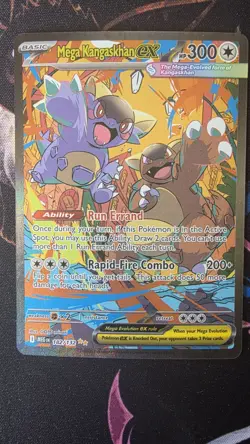 Pokemon TCG Mega Kangaskhan EX Sir 182/132 Secret Illustration Rare Card - Image 1