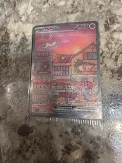 Pokemon Mew ex SVP 053 Promo Full Art Holo Card Psychic Basic 180 HP - Image 2