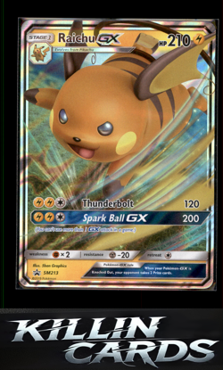Raichu GX - SM213 SM213 Pokemon Promo SM Promos Card NM - Image 1
