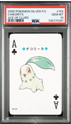 2000 POKEMON SILVER VERSION PLAYING CARDS CHIKORITA CYNDAQUIL TOTODILE 10.10.8 - Image 3