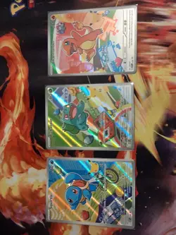 Pokemon First Partner 30th Bulbasaur Charmander Squirtle Promo Set 3 Cards Kanto - Image 2