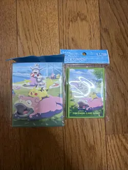 Pokemon Center Japan Kagawa Cards Deck Sleeves & Holder Set 2025 Slowpoke - Image 1