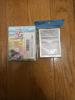 Pokemon Center Japan Kagawa Cards Deck Sleeves & Holder Set 2025 Slowpoke - Image 2