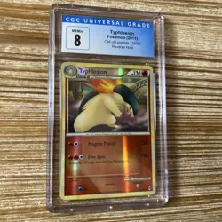CGC 8 NM-Mint Typhlosion 35/95 Call of Legends Reverse Holo Rare Pokemon Card - Image 1