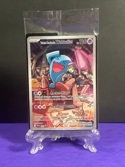Sealed Team Rocket's Wobbuffet 203 Sv Scarlet & Violet Promo Cards Holo Pokemon - Image 1