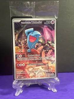 Sealed Team Rocket's Wobbuffet 203 Sv Scarlet & Violet Promo Cards Holo Pokemon - Image 2