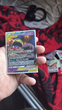 Pokemon GX/EX Tag Team Holo Card Lot - Reshiram & Zekrom, Muk, Eevee, Snorlax - Image 2
