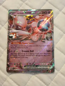 Team Rockets Mewtwo EX Prize Pack Promo Card - Image 1