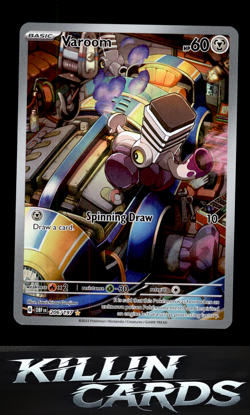 Varoom - 206/197 206/197 Pokemon Illustration Rare SV03: Obsidian Flames Card NM - Image 1