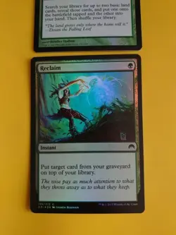 Green foil x2 Reclaim - origins & Kodoma's Reach Magic the Gathering 2 Card. - Image 2