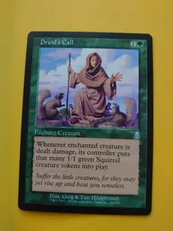 Druid's Call. Enchant Creature Odyssey Magic the Gathering Card. - Image 2