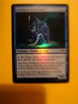 MTG Card. Persistent Petitioners. RNA Human Advisor Blue FOIL as pictured - Image 1