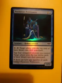 MTG Card. Persistent Petitioners. RNA Human Advisor Blue FOIL as pictured - Image 2