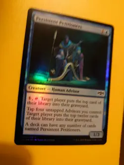 MTG Card. Persistent Petitioners. RNA Human Advisor Blue FOIL as pictured - Image 3