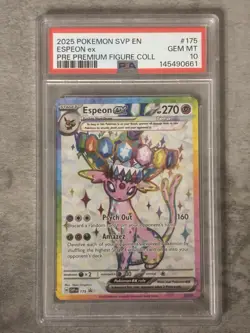 Espeon EX SVP175 Sv: Scarlet & Violet Promo Cards Holo PSA 10 - Image 1