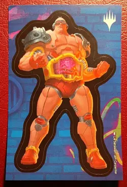 Teenage Mutant Ninja Turtles MTG Tin Exclusive Krang Sticker - Image 1