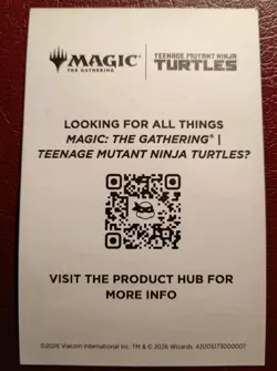 Teenage Mutant Ninja Turtles MTG Tin Exclusive Krang Sticker - Image 2