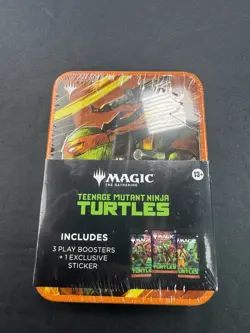 Magic: The Gathering Teenage Mutant Ninja Turtles Tin 3 Boosters (Michelangelo) - Image 4