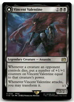 Vincent Valentine #125 (NM) Final Fantasy FIN Magic MTG - Image 1