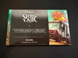 MTG Secret Lair Promo x Twisted Metal Sol Ring Rainbow Foil - Image 1