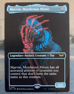 Marvin, Murderous Mimic, 0367 (Showcase) - Duskmourn: House of Horror (DSK) NMM - Image 1