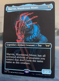 Marvin, Murderous Mimic, 0367 (Showcase) - Duskmourn: House of Horror (DSK) NMM - Image 2