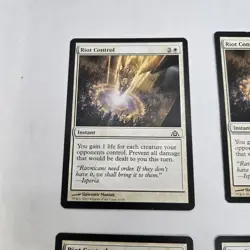 Riot Control 4X Playset LP-MP Regular Common Dragon's Maze MTG 6/156 - Image 2