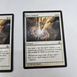 Riot Control 4X Playset LP-MP Regular Common Dragon's Maze MTG 6/156 - Image 4