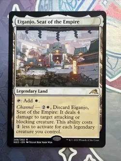 Eiganjo, Seat of the Empire #268 Kamigawa Neon Dynasty Magic: The Gathering - Image 1